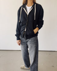 The Zip Hoodie Black