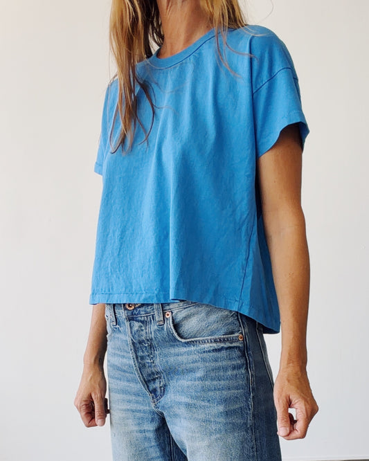 The Boxy Tee Vintage Cerulean