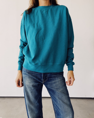 The Boxy Sweatshirt Teal