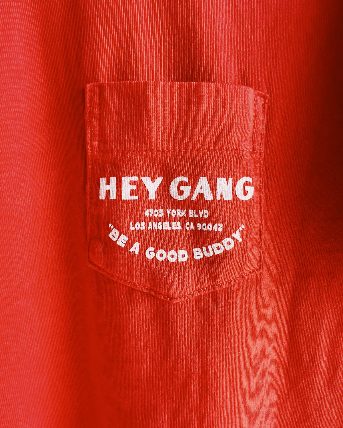 The HG Pocket Tee Red