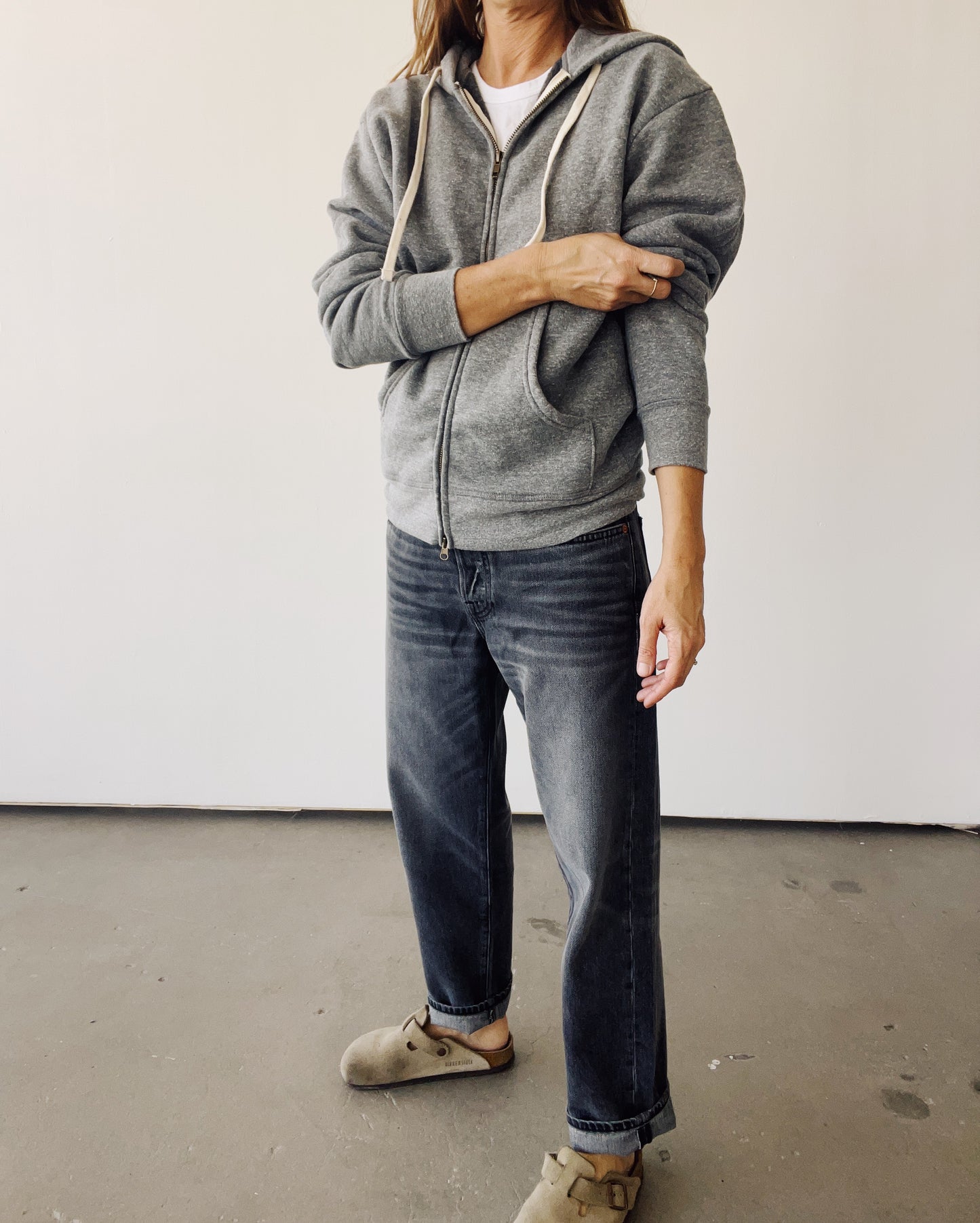 The Zip Hoodie PE Grey