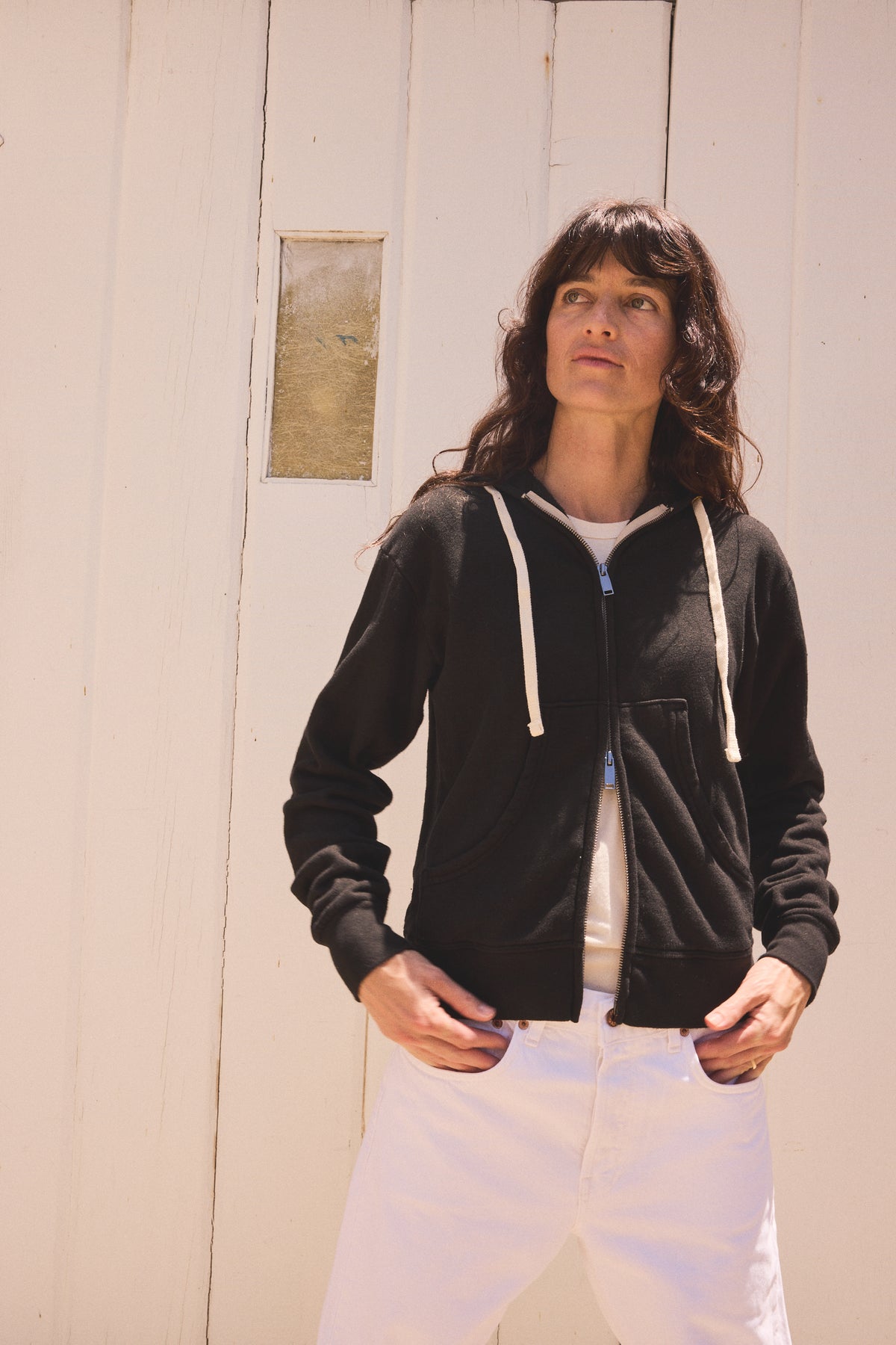 The Zip Hoodie Black