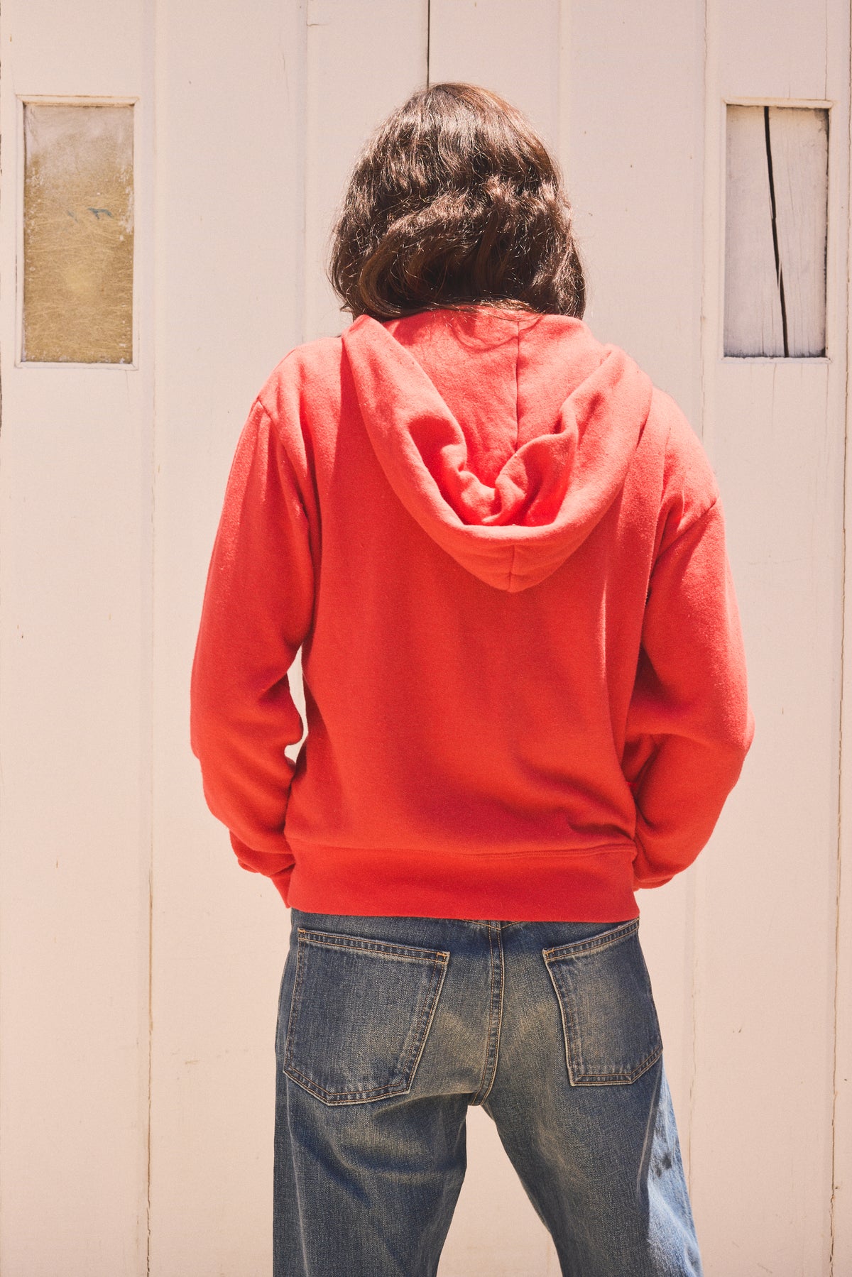 The Zip Hoodie Red