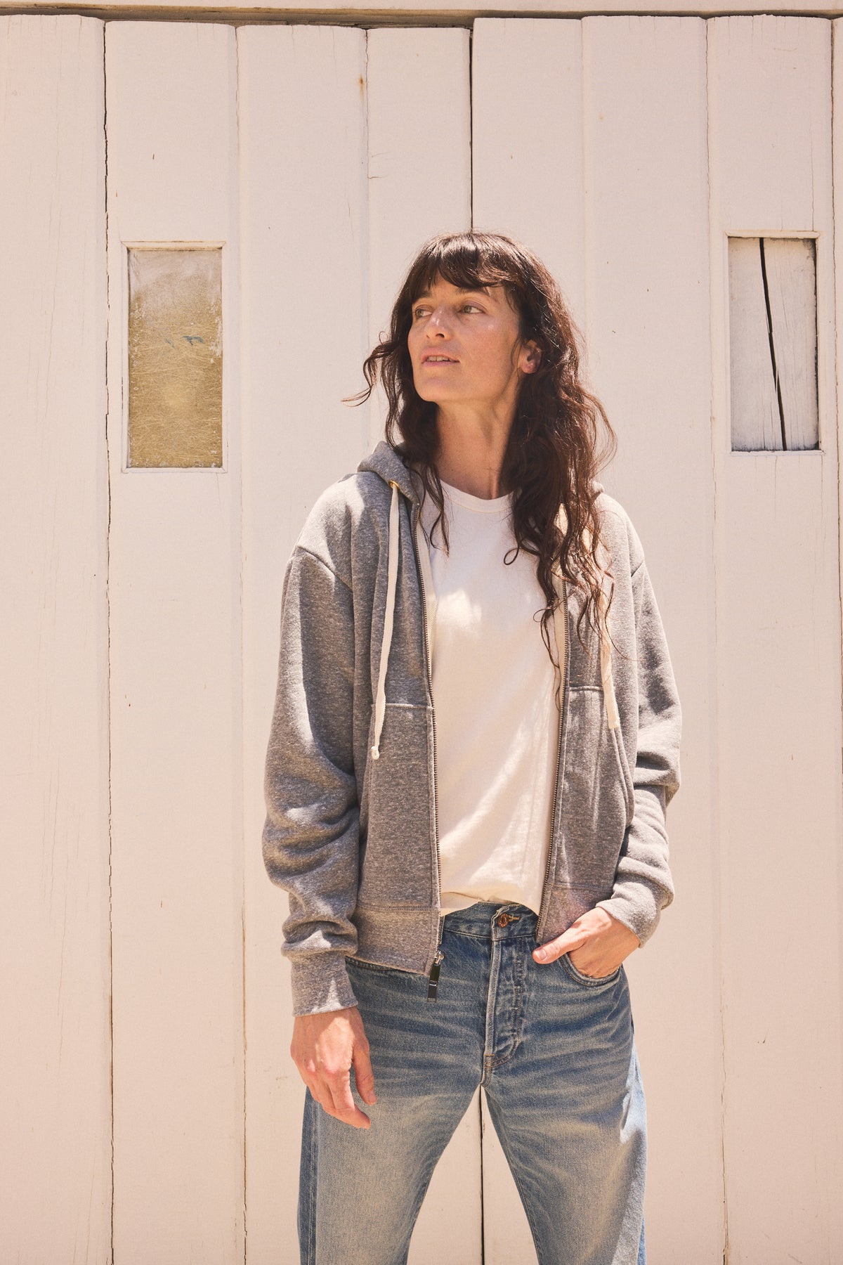 The Zip Hoodie PE Grey