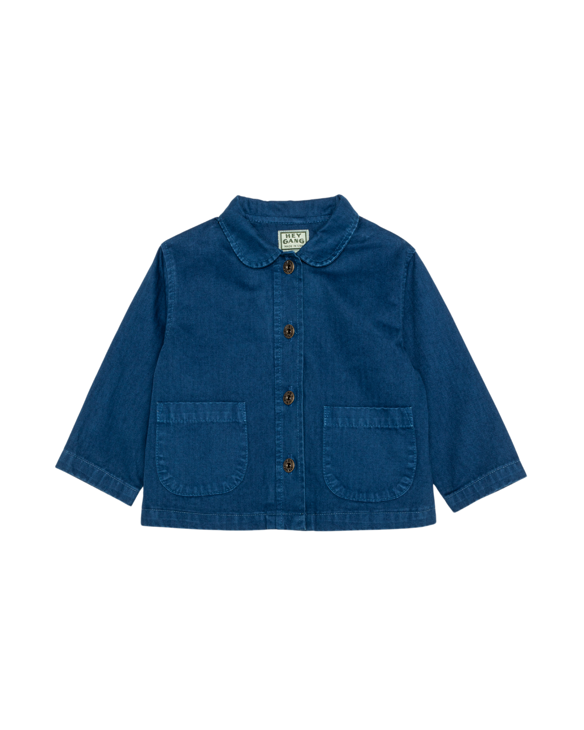 The Chore Coat French Blue Herringbone