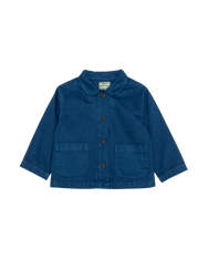 The Chore Coat French Blue Herringbone