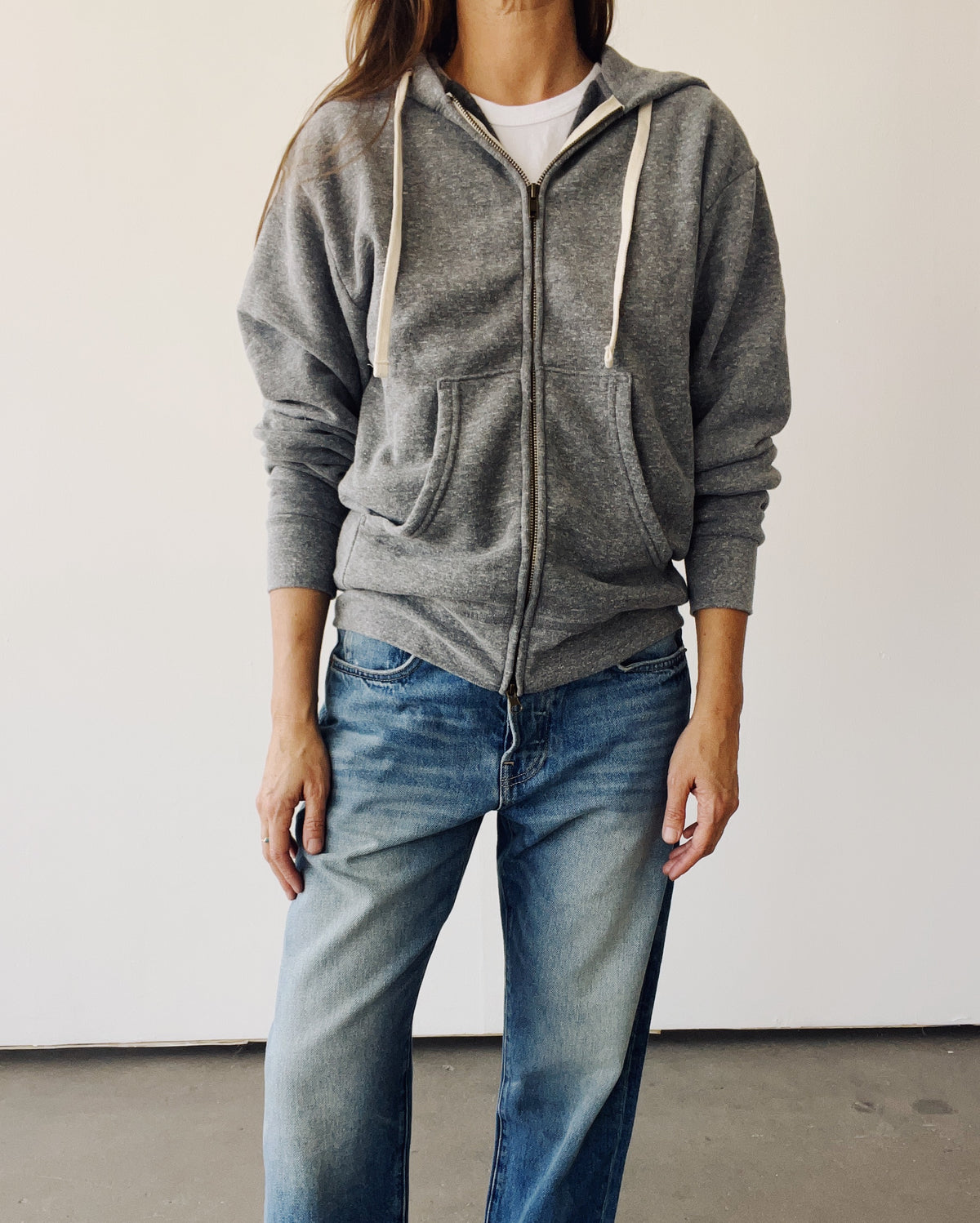 The Zip Hoodie PE Grey