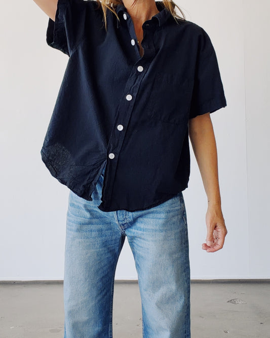 The Camp Shirt Black Chambray