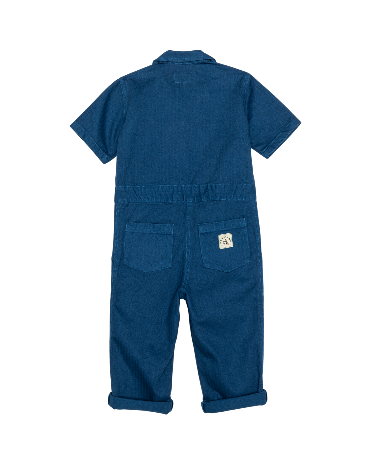 The Coveralls French Blue Herringbone