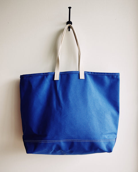 Hey Gang Canvas Tote Blue