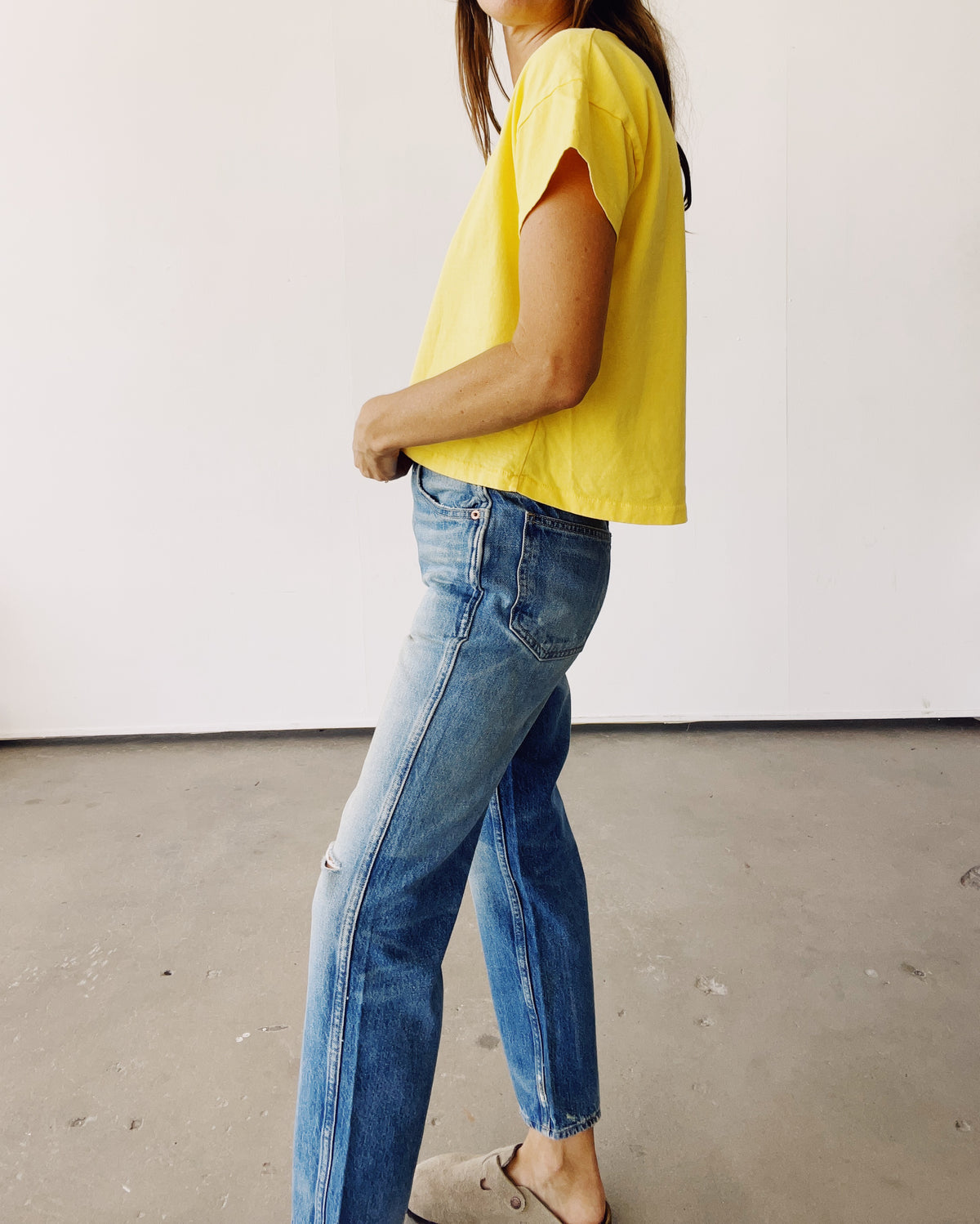 The Boxy Tee Yellow