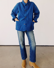 The Barn Coat French Blue