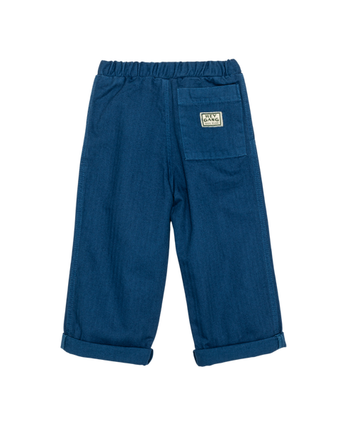 The Kids Chore Pants French Blue