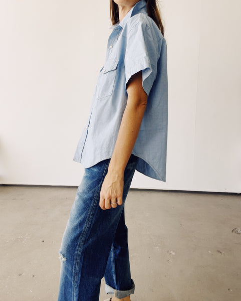 SS The S/S Western Shirt Chambray