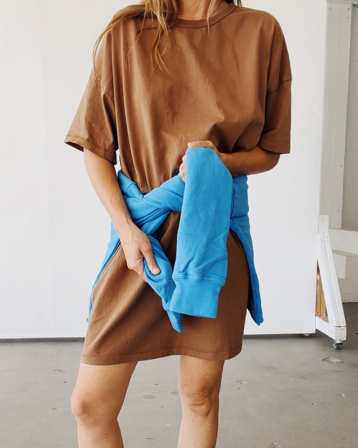 Oversized Tee Dress Carob