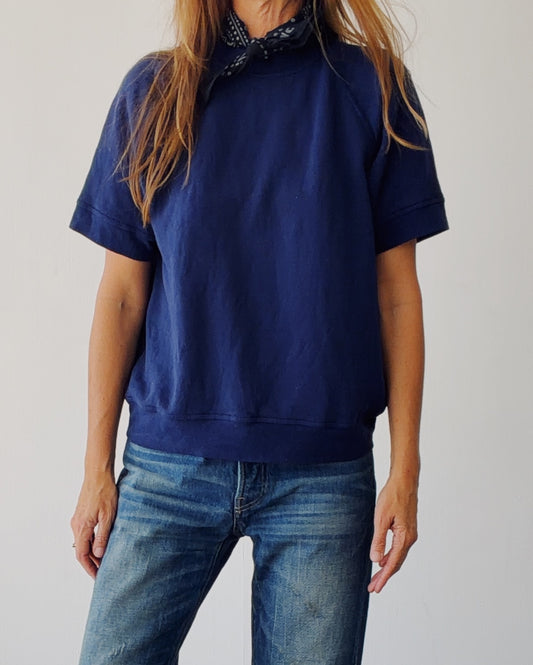 The Short Sleeve Sweatshirt Midnight
