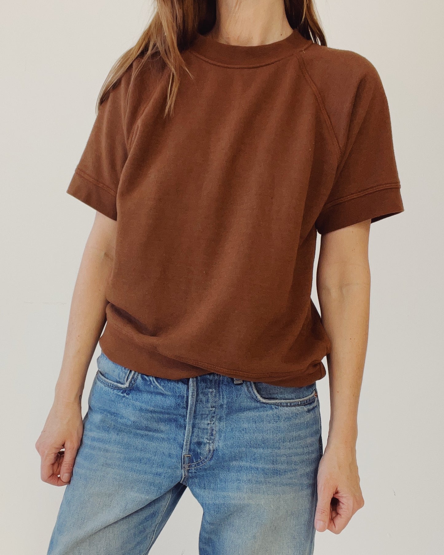 The Short Sleeve Sweatshirt Cedar