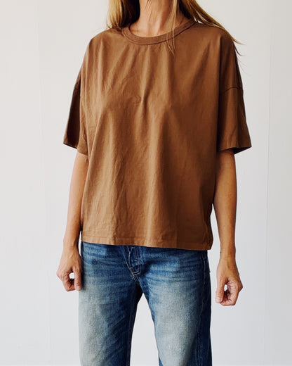 The Oversized Tee Carob