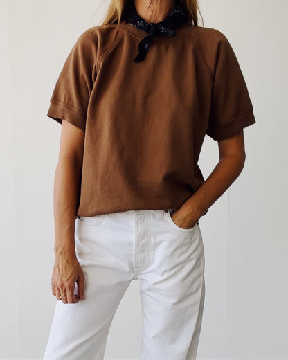 The Short Sleeve Sweatshirt Carob