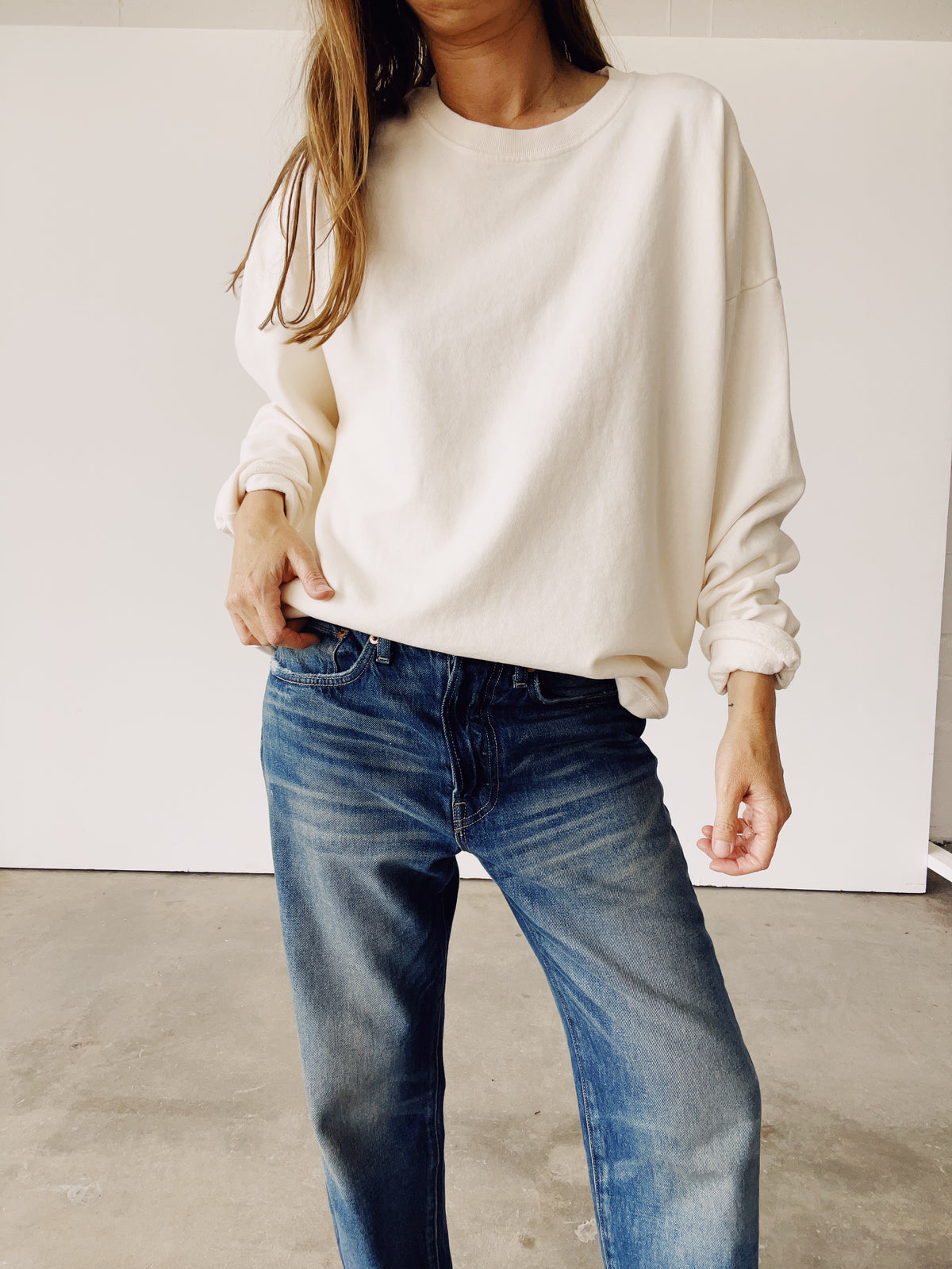 The Boxy Sweatshirt Natural