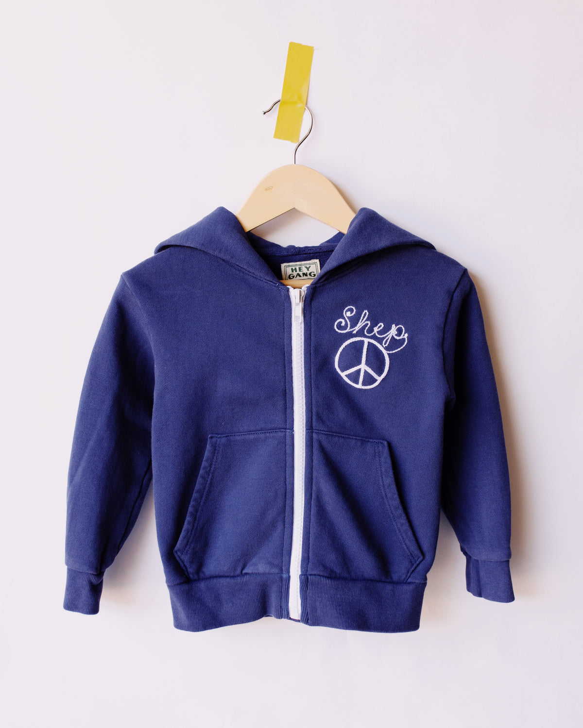 The Kids Zip Hoodie Navy