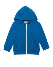 The Kids Zip Hoodie Blue
