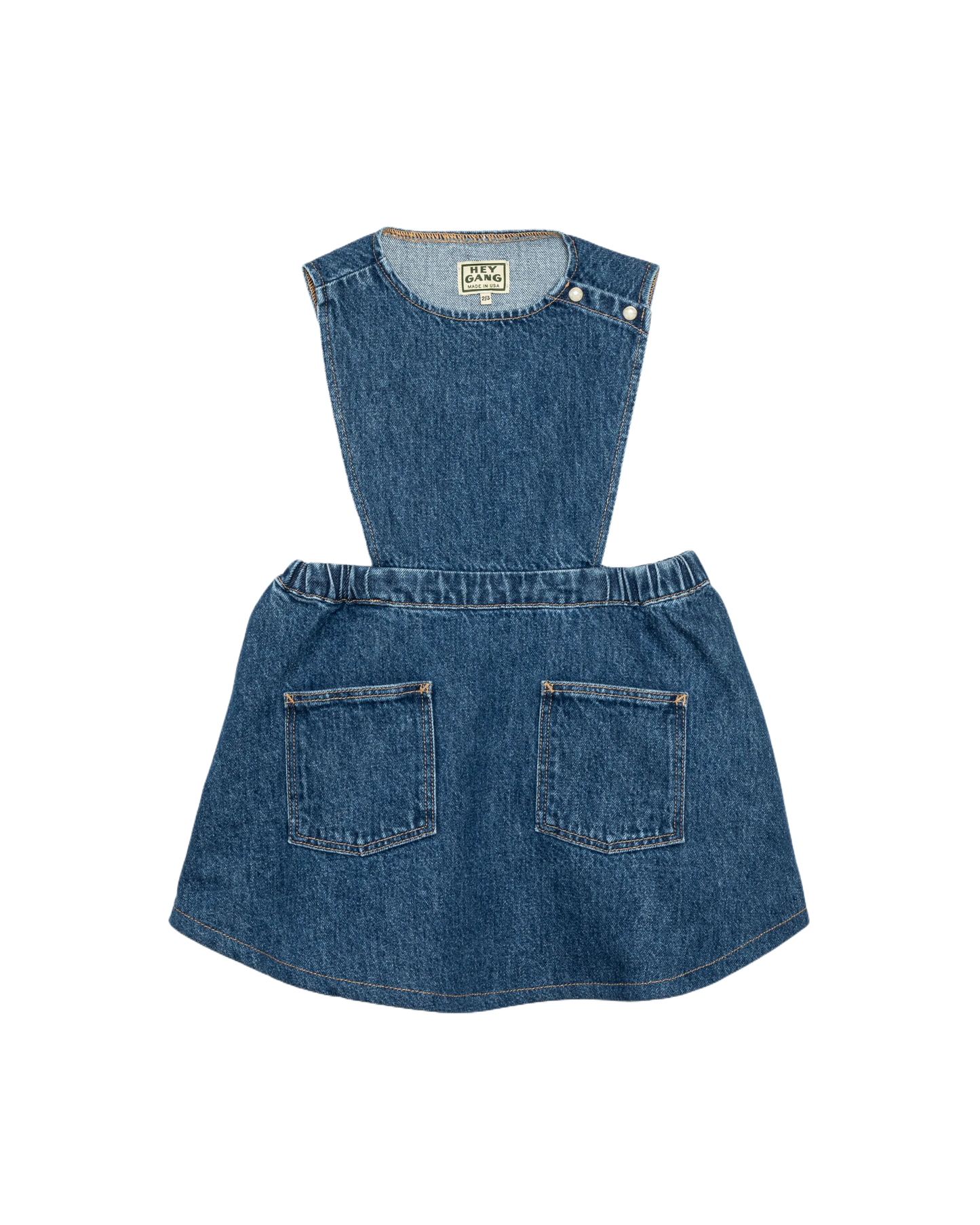 The Kids Pinafore Denim