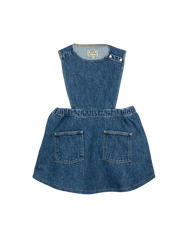 The Kids Pinafore Denim