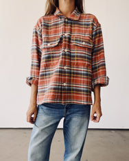 The Work Shirt Rust Plaid