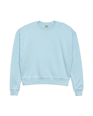 The Boxy Sweatshirt Light Blue