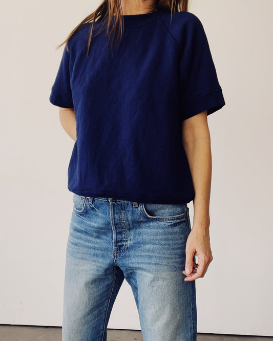 The Short Sleeve Sweatshirt Midnight