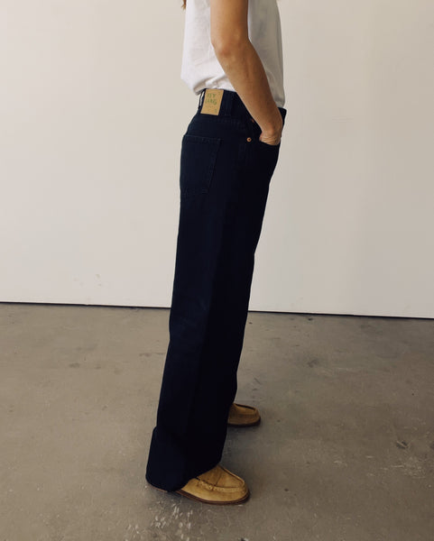 The Wide Slouch Washed Black
