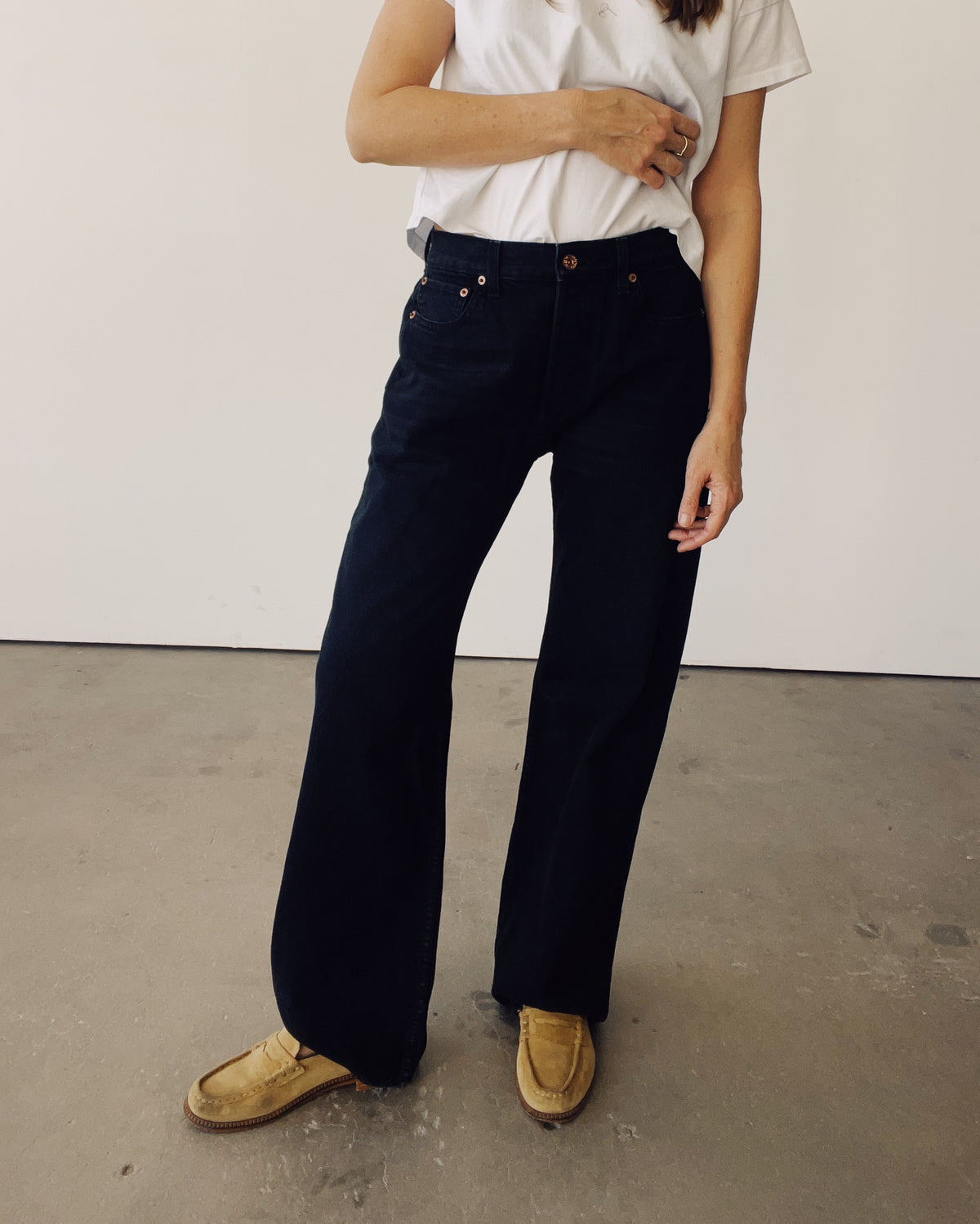 The Wide Slouch Washed Black