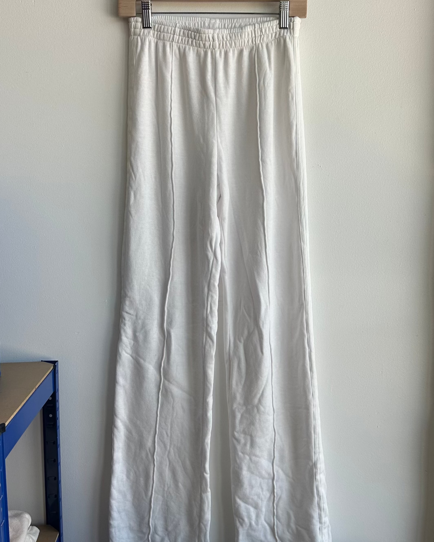 SS Track Pant White