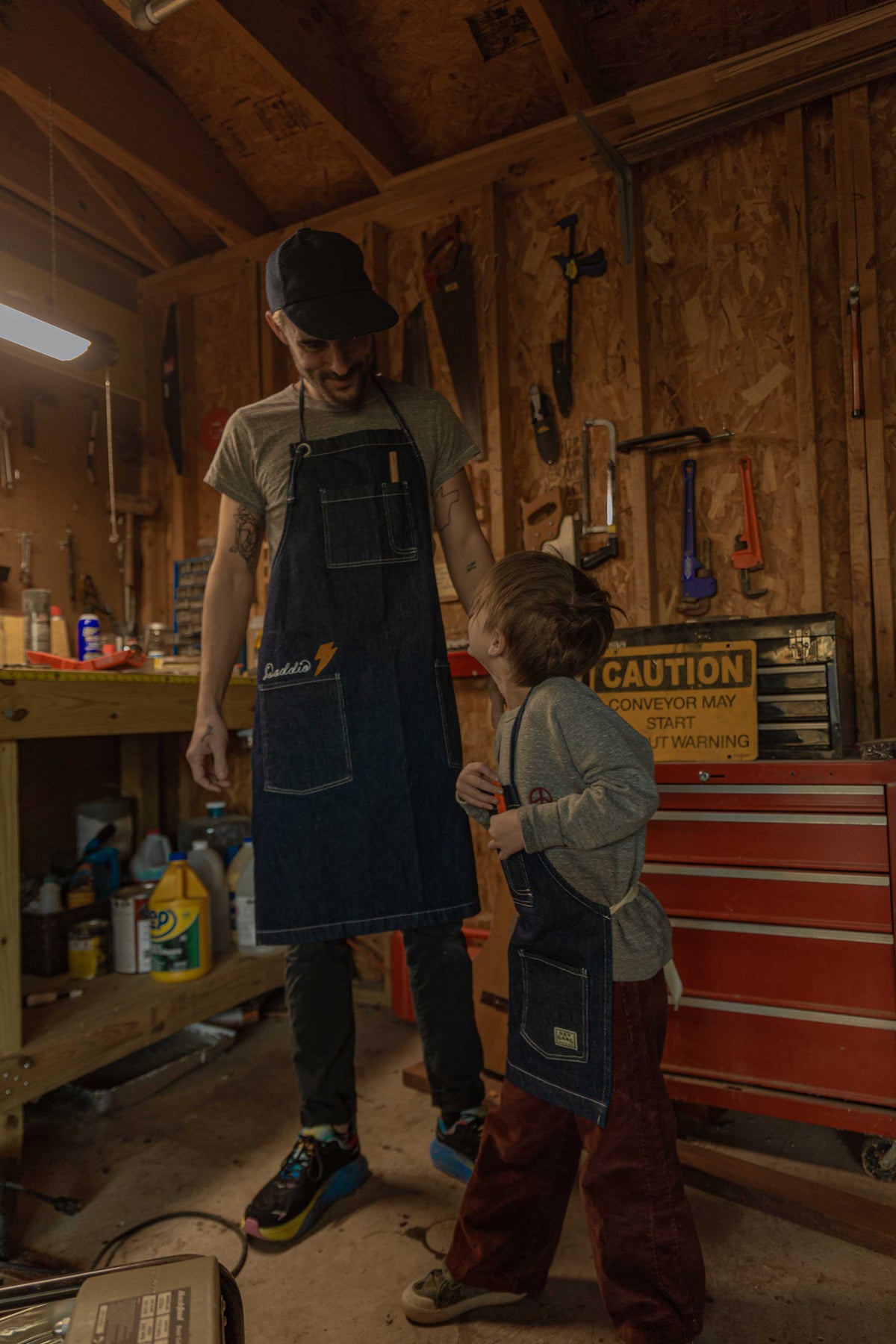 The Kids Denim Apron