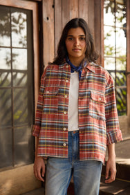 The Work Shirt Rust Plaid
