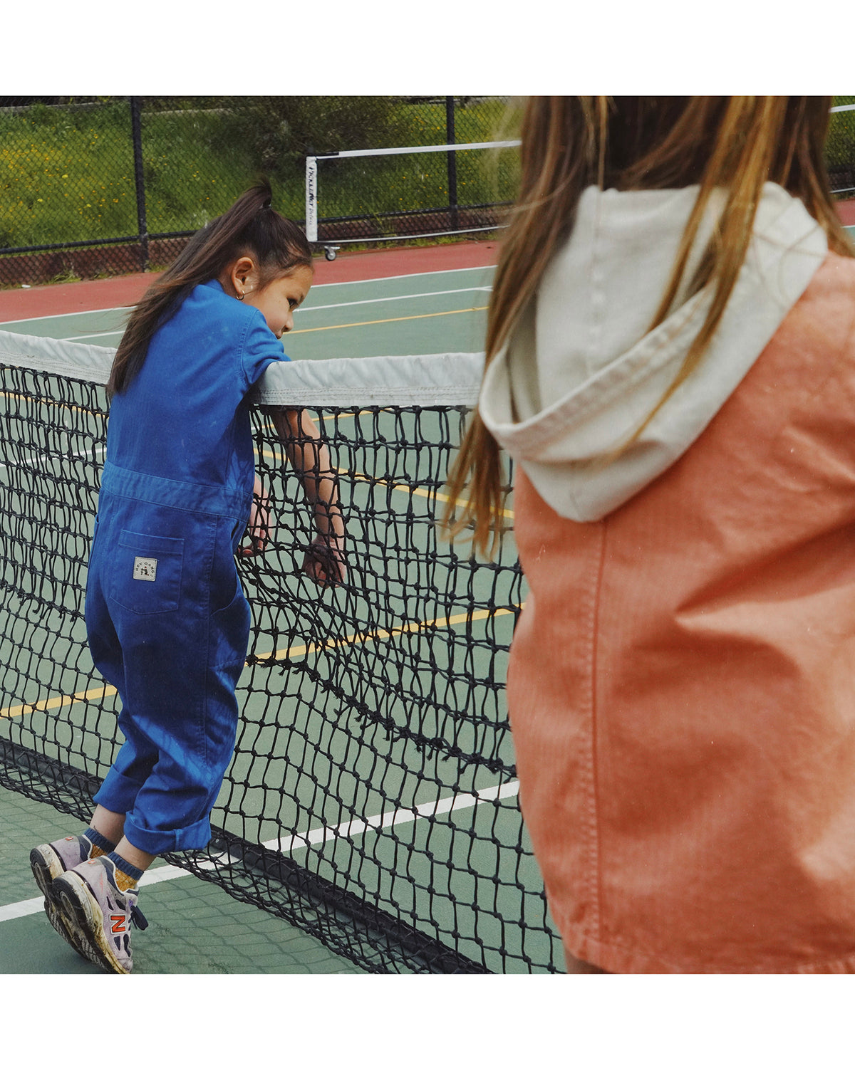 The Coveralls French Blue Herringbone