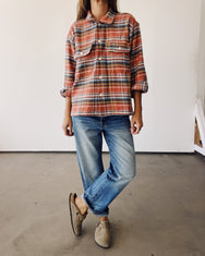 The Work Shirt Rust Plaid