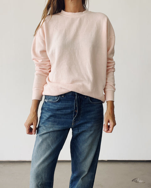 The Boxy Sweatshirt Light Pink