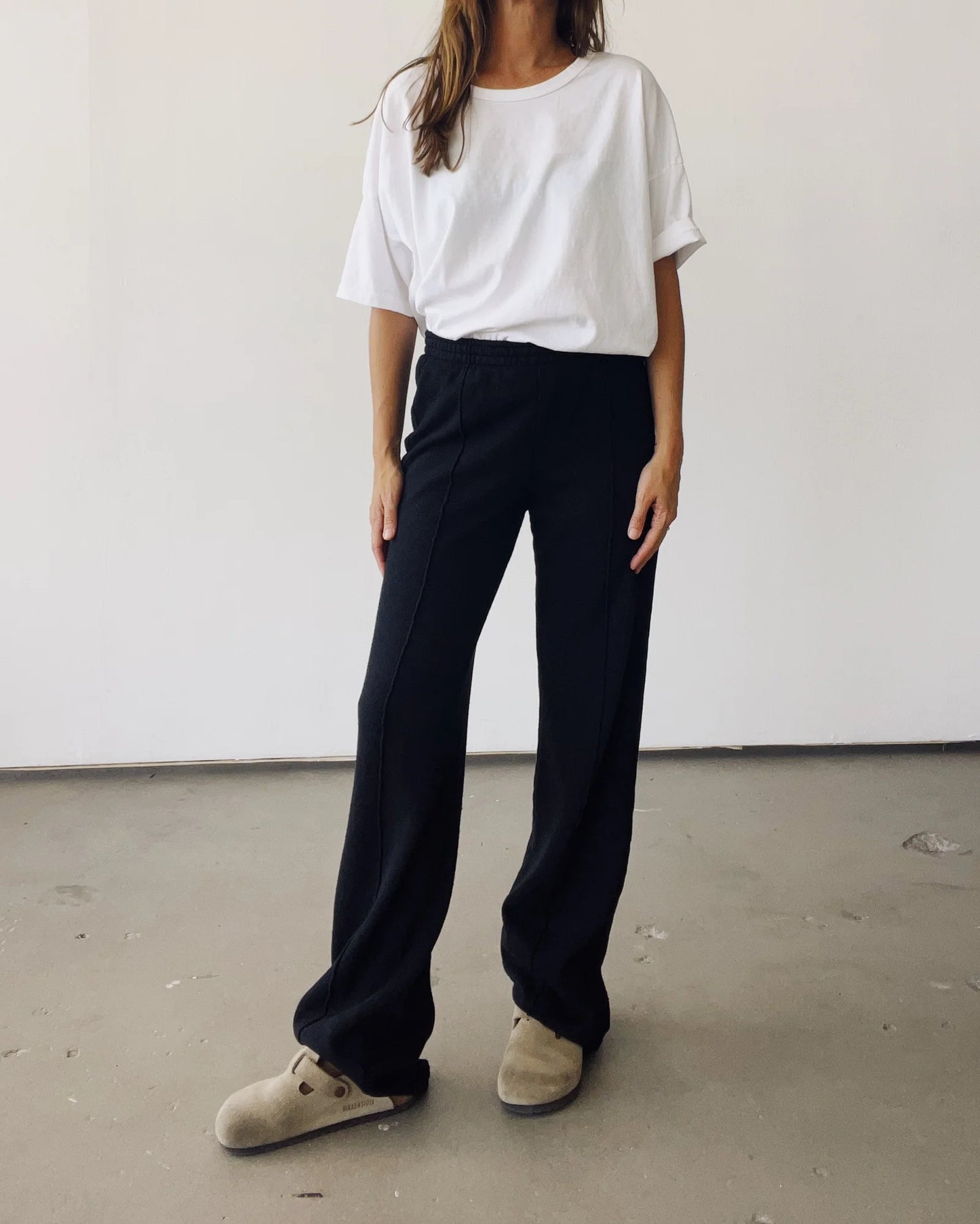SS Track Pant White